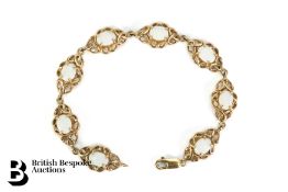 9ct Gold Opal Bracelet
