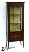 Edwardian Inlaid Display Cabinet