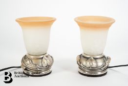 Ottaviani Silver Table Lamps