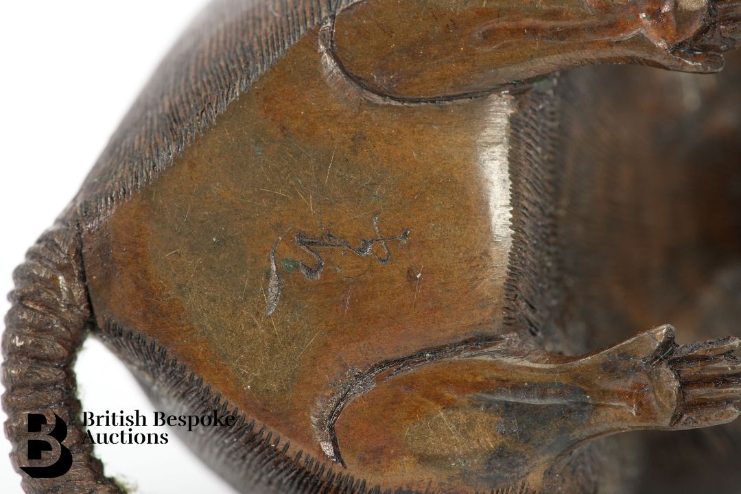 Japanese Meiji Era Bronze - Image 4 of 4