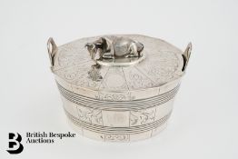 Victorian Silver Butter Dish