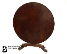 George IV Mahogany Tilt Top Dining Table