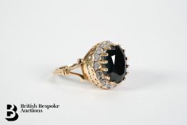 9ct Gold Sapphire and Diamond Ring