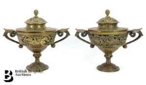 Pair of Indo-Persian Censers