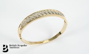 10ct Yellow Gold Bangle