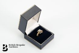 14ct Diamond Puzzle Ring