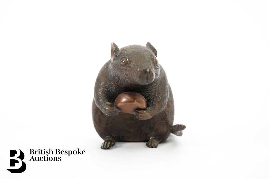 Japanese Meiji Era Bronze - Image 2 of 4