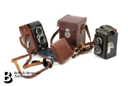 Rolleiflex and Zeiss Ikon Ikoflex Camera's