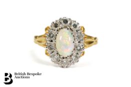18ct Yellow Gold Opal Ring