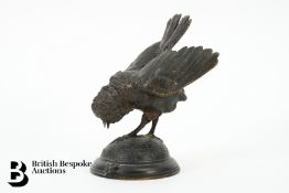 Bronze Sculpture of a Bird