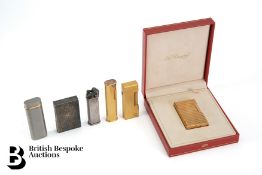 Dupont Gold Plated Lighter, Dupont and Dunhill Lighters