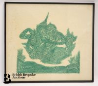 Eight Thai Temple Rubbings