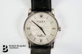 2007 18ct White Gold Rolex Cellini Gentleman's Wrist Watch