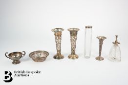 Silver Vanity Table Accessories