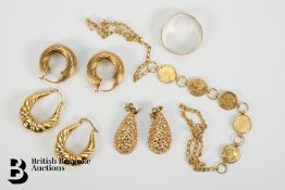 Miscellaneous 9ct Gold