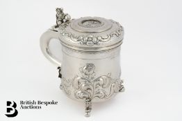 Large Swedish Silver Tankard