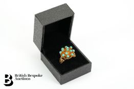9ct Yellow Gold Turquoise Ring