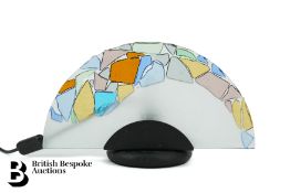 Italian Half Moon Multi-Coloured Table Lamp
