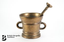 Bronze 17th Century Mortar