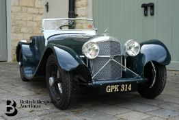 Chris Leyshon-James SS100 Jaguar Replica Electric Car