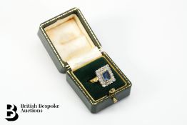 18ct Yellow Gold Sapphire and Diamond Ring