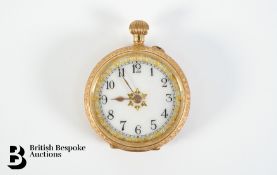 Lady's 18ct Gold and Enamel Pocket Watch
