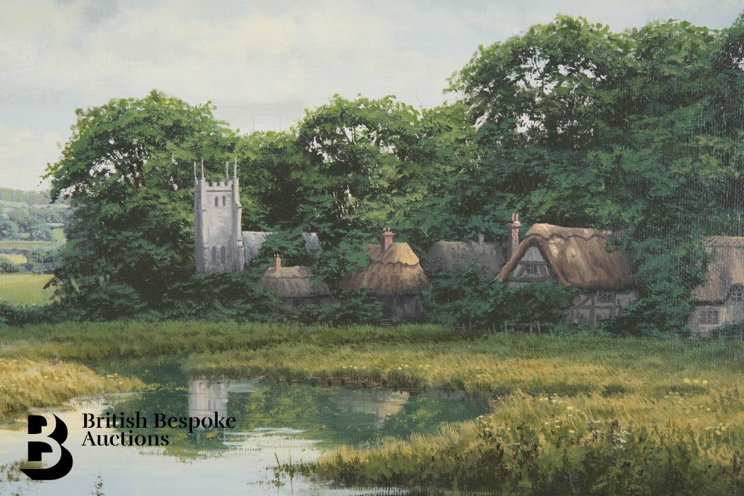 David Morgan (b.1947 ) Oil on Canvas - Image 5 of 5