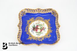 Sevres Blue Nouveau Tray