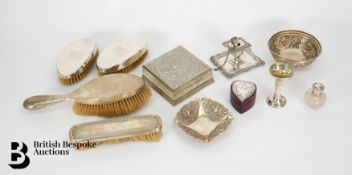 Miscellaneous Silver Vanity Items