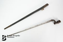 Enfield Rifle Bayonet and Scabbard