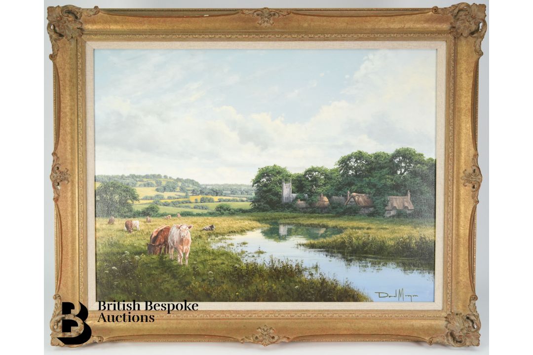 David Morgan (b.1947 ) Oil on Canvas - Image 1 of 5