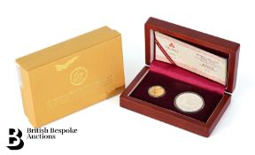 Panda Commemorative Gold and Silver Coin Set for P. R. China
