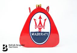 Red Tin Maserati Petrol Can
