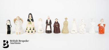 Collection of Porcelain Candle Extinguishers