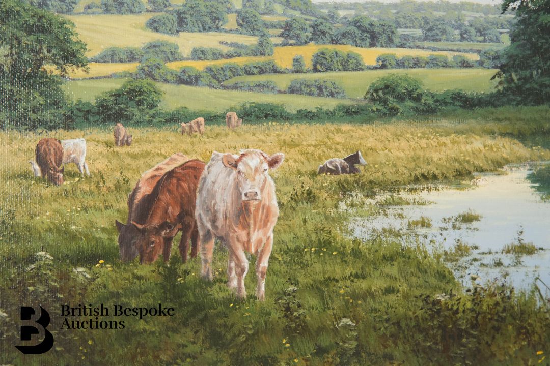David Morgan (b.1947 ) Oil on Canvas - Image 3 of 5