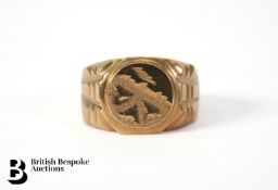 Gentleman's 14ct Yellow Gold Signet Ring