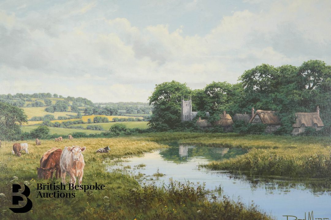 David Morgan (b.1947 ) Oil on Canvas - Image 2 of 5
