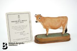 Royal Worcester Porcelain Jersey Cow