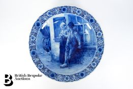 Blue and White Delft Charger