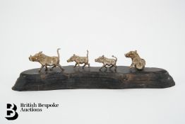 Patrick Mavros Silver Warthog Family