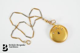 18ct French Yellow Gold Pocket Watch