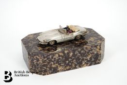 Bespoke Silver Model E-Type Jaguar Convertible