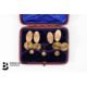 Two Pairs of 9ct Gold Cufflinks and Dress Studs - Image 2 of 2