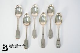 Victorian Silver Dessert Spoons