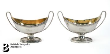Pair of Georgian Silver Salt Cellars