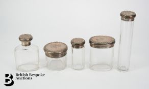 Silver Topped Scent Bottles