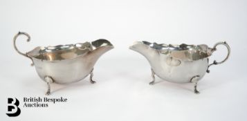 Asprey & Co Silver Sauce Boats