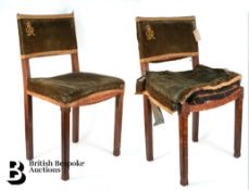 Pair of George VI Coronation Chairs