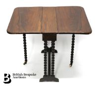A Rosewood Veneer Sutherland Table
