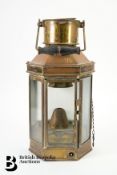 Bulpitt & Sons Ships Cabin Oil Lamp